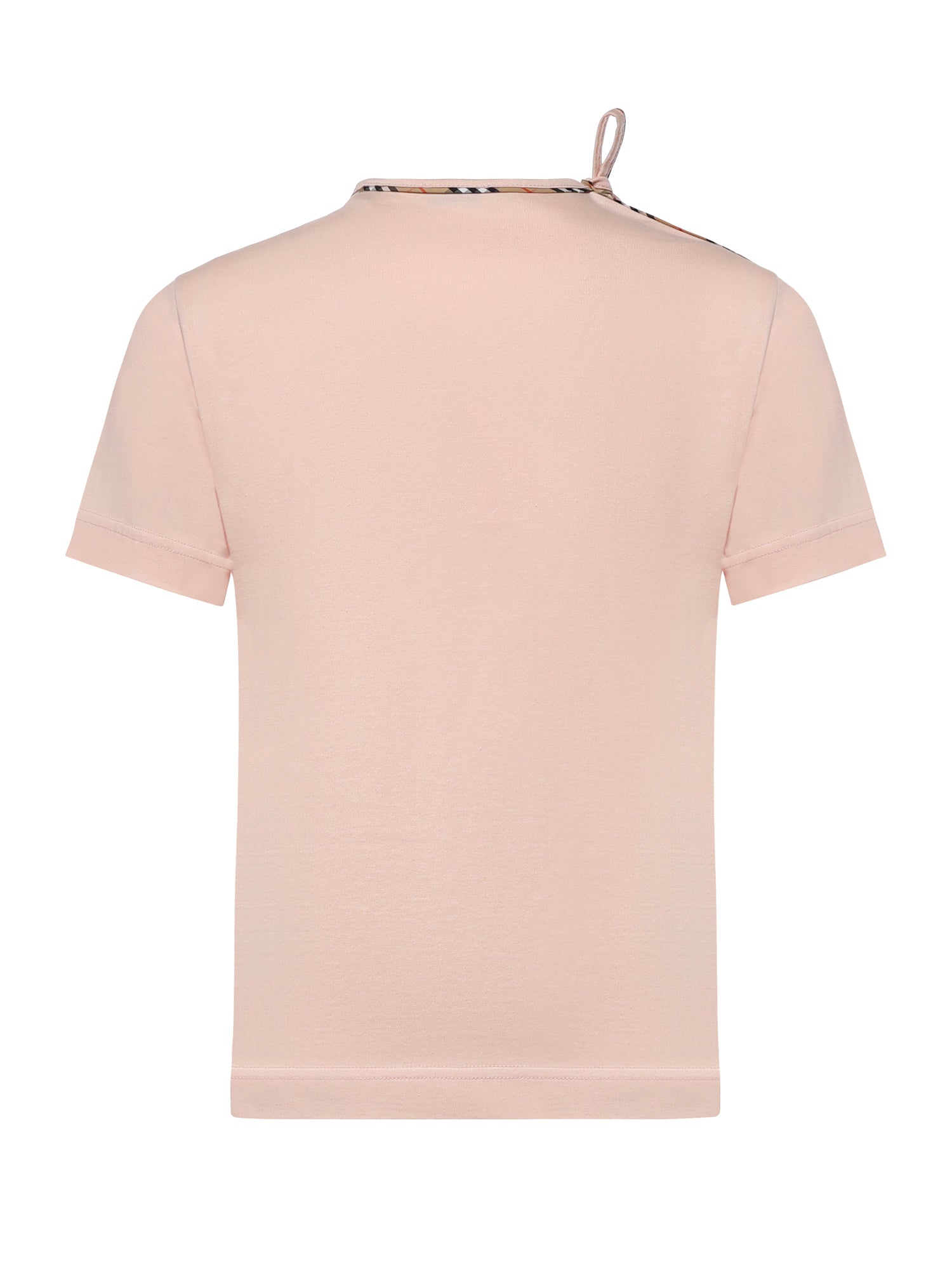 T-shirt in cotone con laccetti 8127211 C5331 BURBERRY 