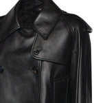 Giacca trench Mayfair cropped in pelle 8127296 A1189 BURBERRY 
