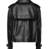 Giacca trench Mayfair cropped in pelle 8127296 A1189 BURBERRY 