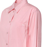 Camicia Knight in cotone a righe in fil coupé 8127333 C6258 BURBERRY 