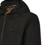 Giacca con cappuccio Newport in cotone Check 8127541 B9368 BURBERRY 