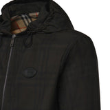 Giacca con cappuccio Newport in cotone Check 8127541 B9368 BURBERRY 