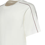 T-shirt in cotone con profili Check 8127590 B7078 BURBERRY 