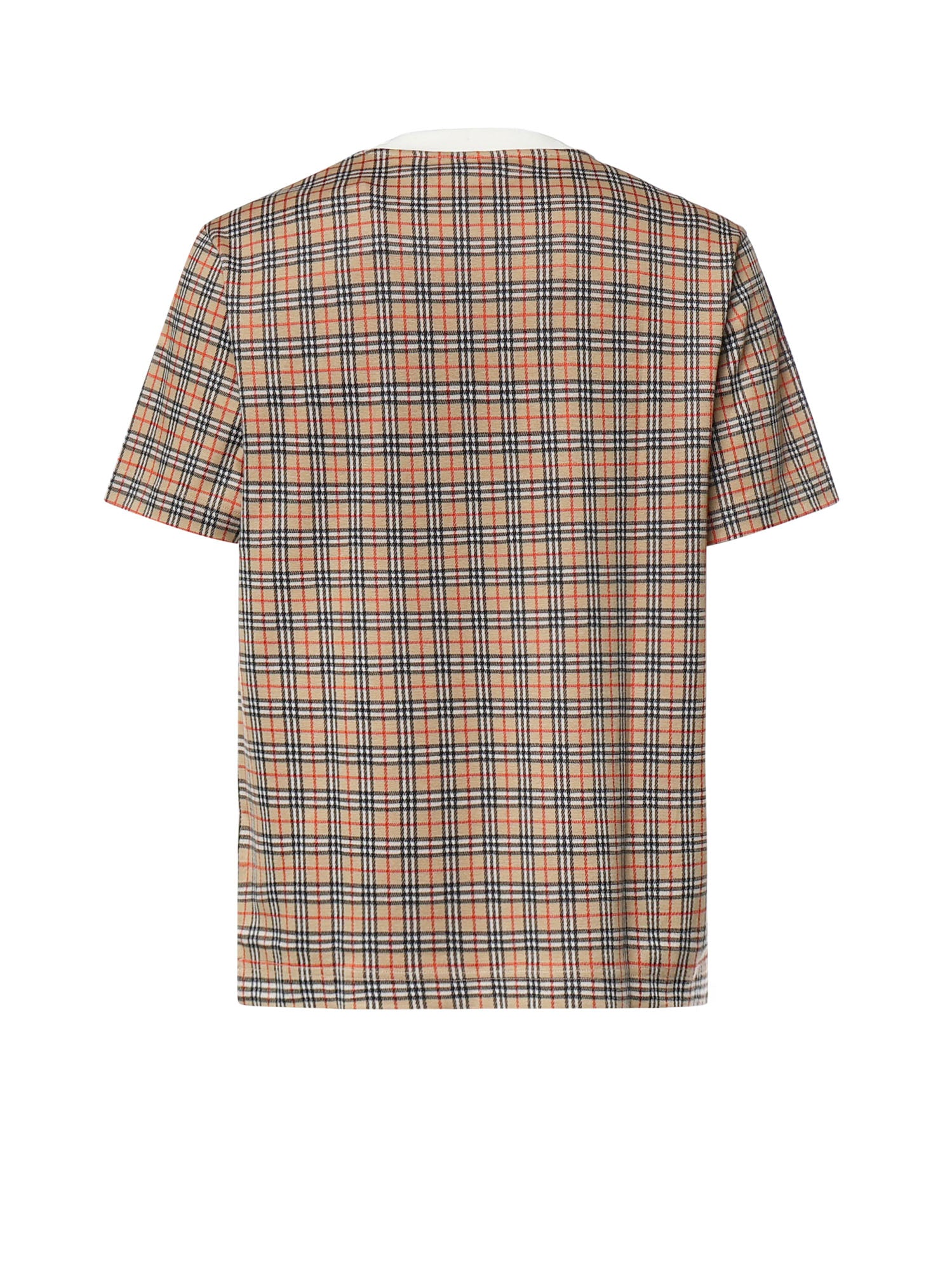 T-shirt in cotone Check 8127609 B7078 BURBERRY 