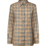 Camicia Check in cotone 8127758 B9368 BURBERRY 