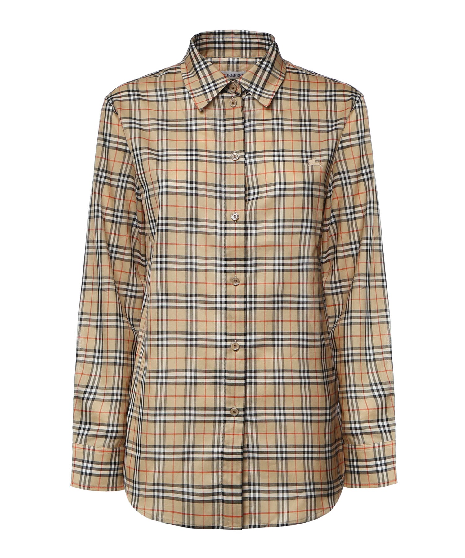 Camicia Check in cotone 8127758 B9368 BURBERRY 