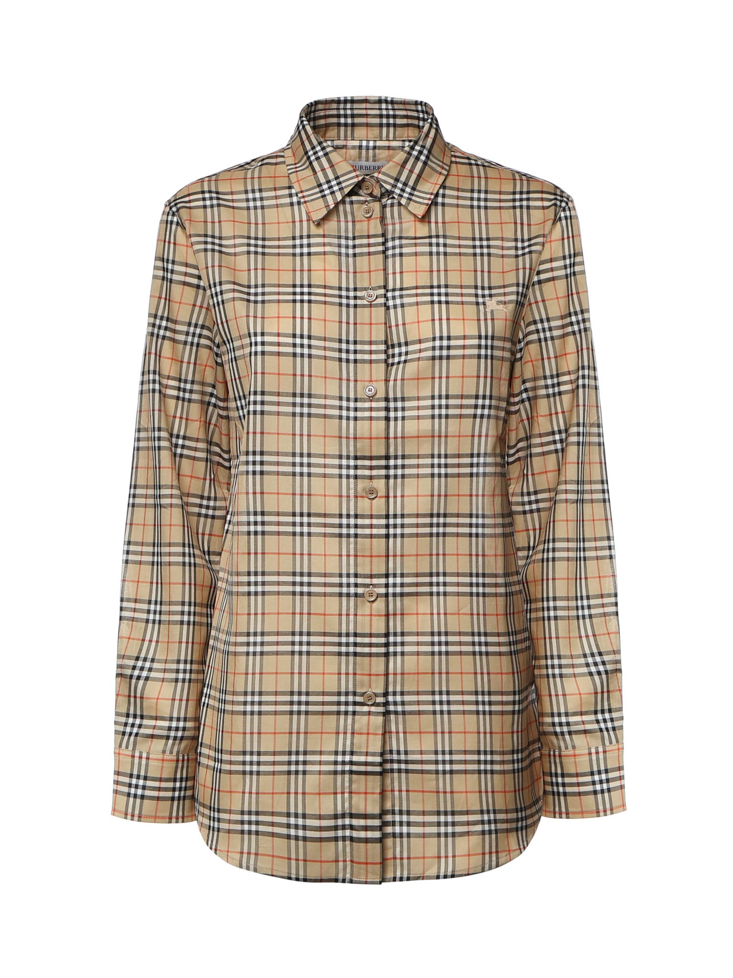 Camicia Check in cotone 8127758 B9368 BURBERRY 