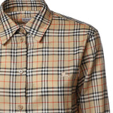 Camicia Check in cotone 8127758 B9368 BURBERRY 