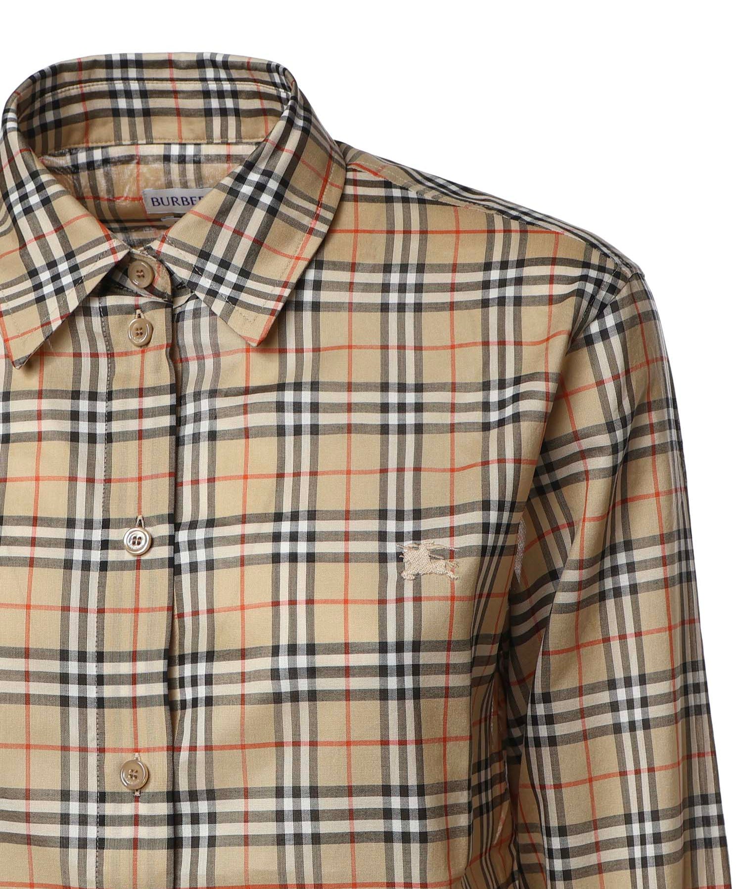 Camicia Check in cotone 8127758 B9368 BURBERRY 