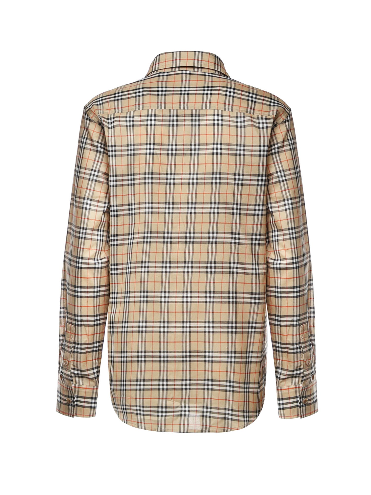 Camicia Check in cotone 8127758 B9368 BURBERRY 