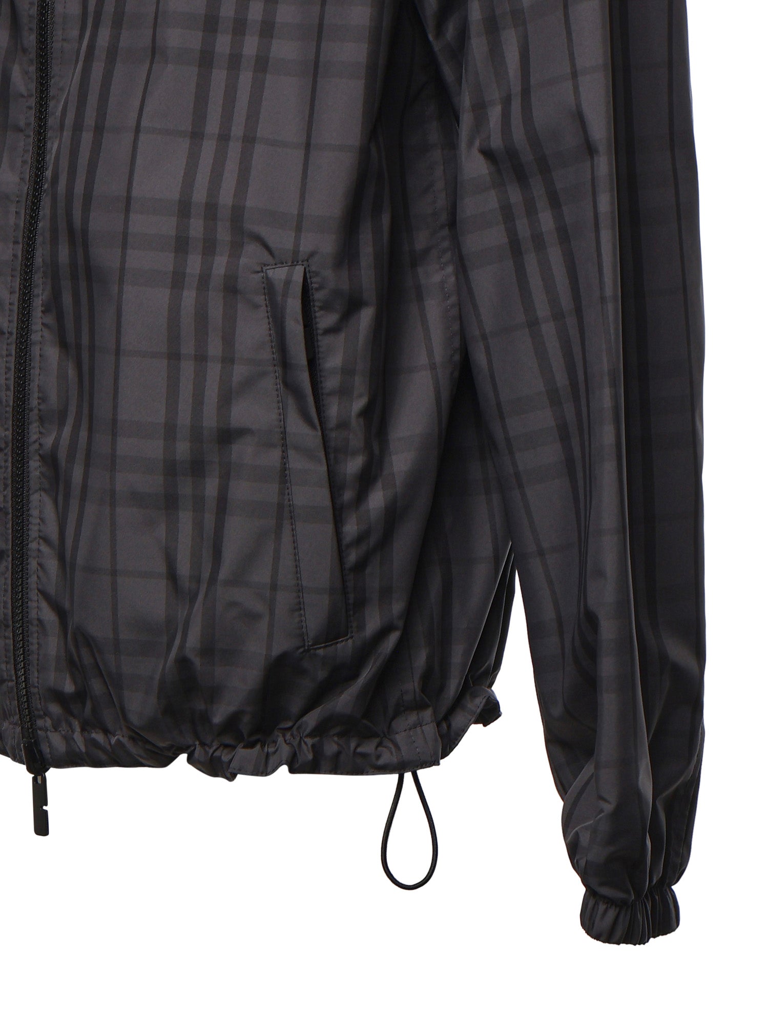 Giacca con cappuccio Newport Check reversibile 8127765 B5658 BURBERRY 