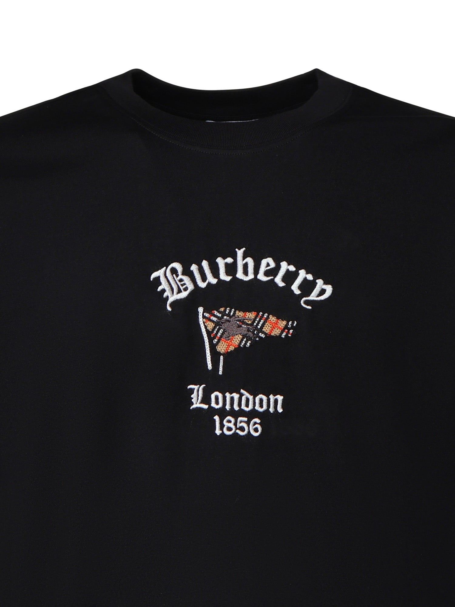 T-shirt con logo in cotone 8128196 A1189 BURBERRY 