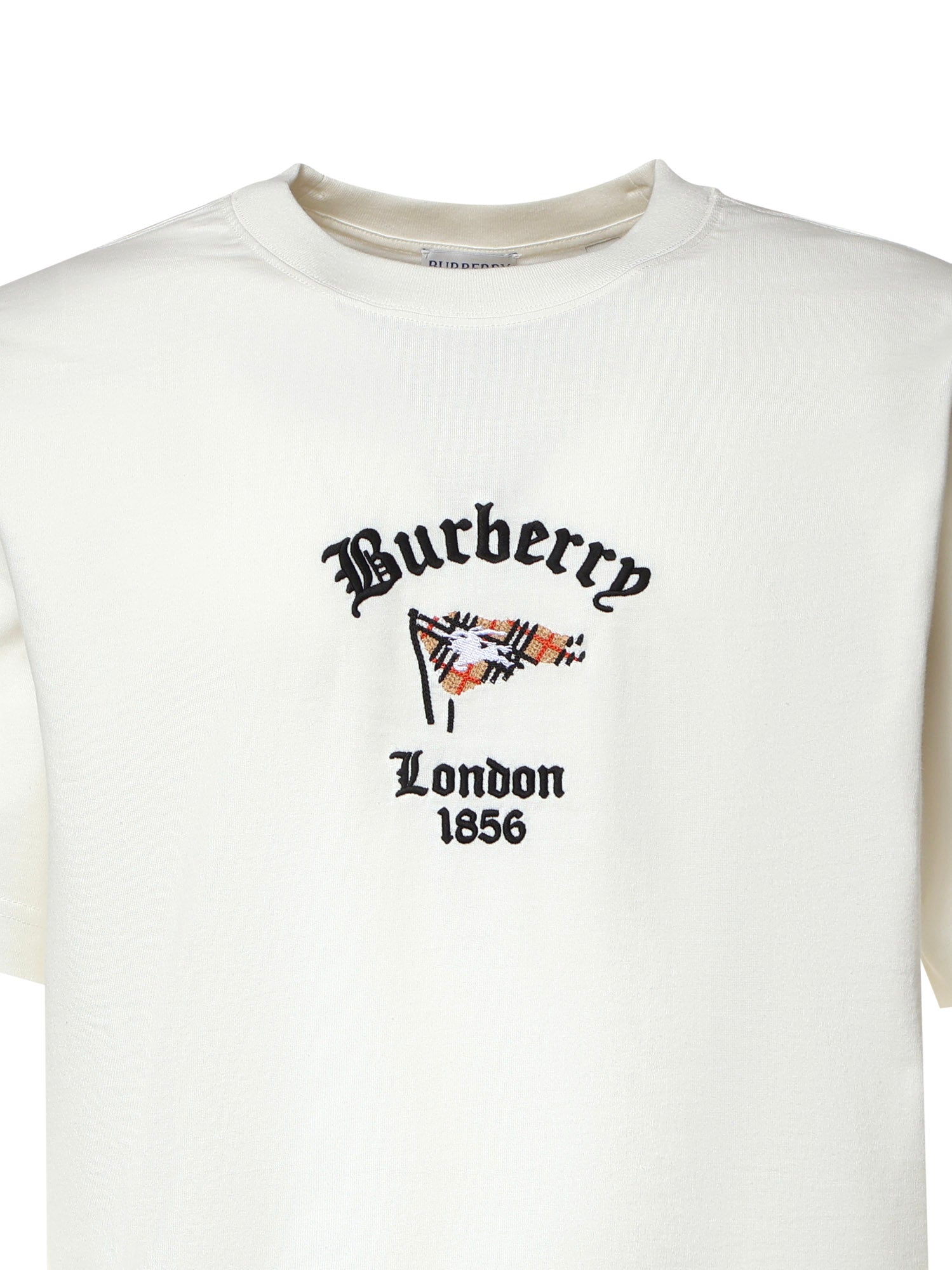 T-shirt con logo in cotone 8128197 B7078 BURBERRY 