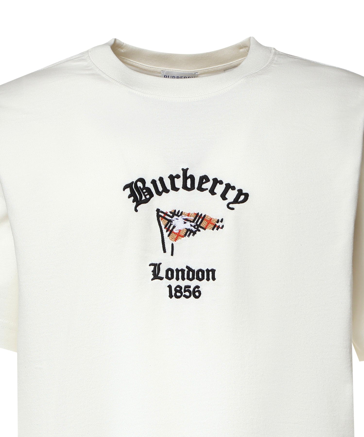 T-shirt con logo in cotone 8128197 B7078 BURBERRY 