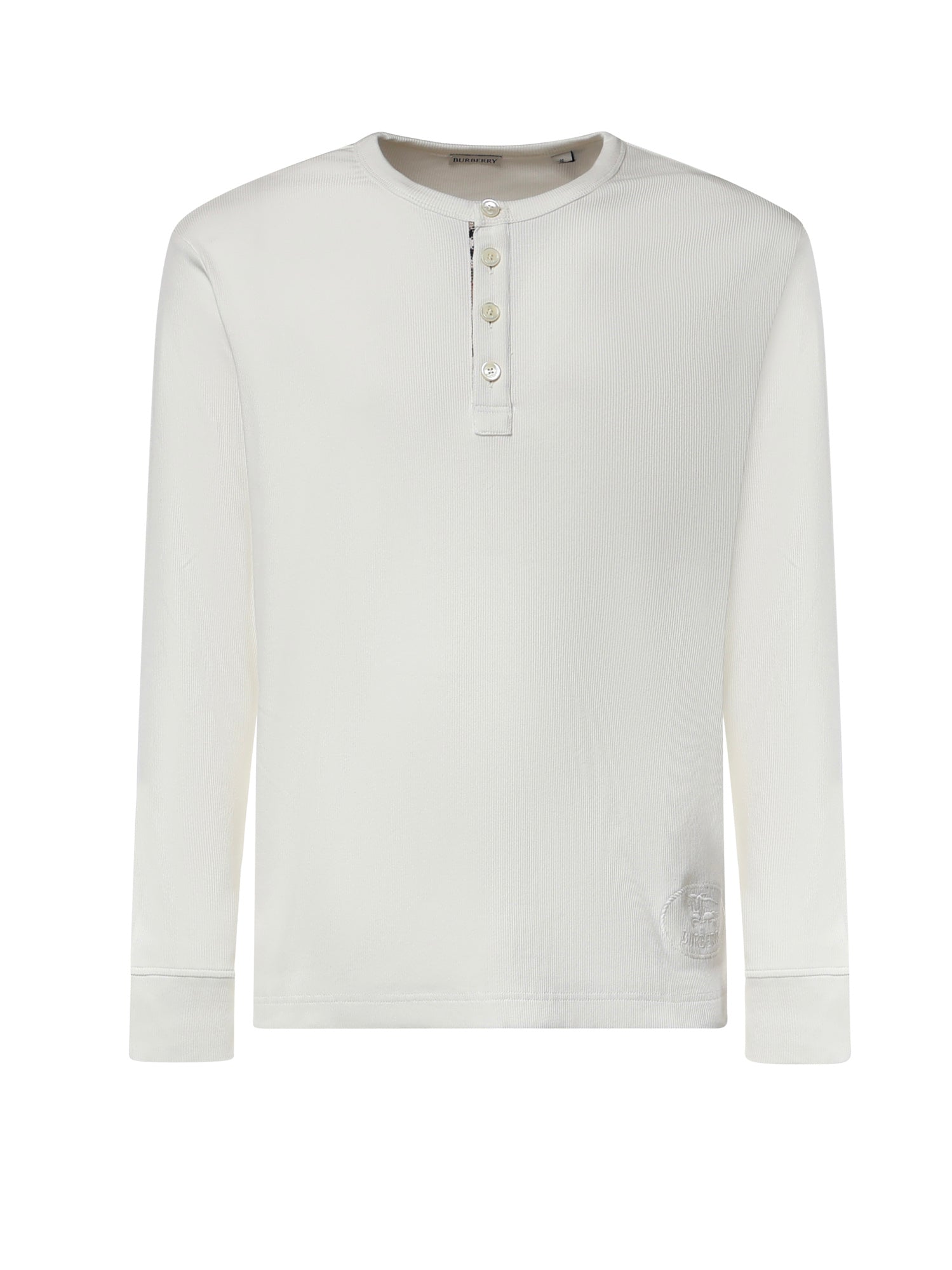T-shirt a maniche lunghe in cotone 8128299 B7078 BURBERRY 