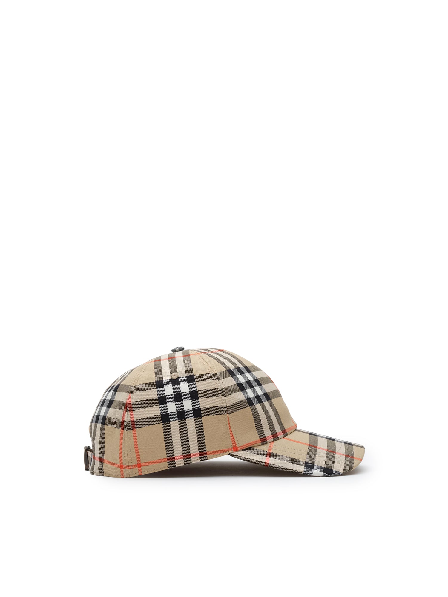 Cappello da baseball in cotone Check 8128347 B9368 BURBERRY 