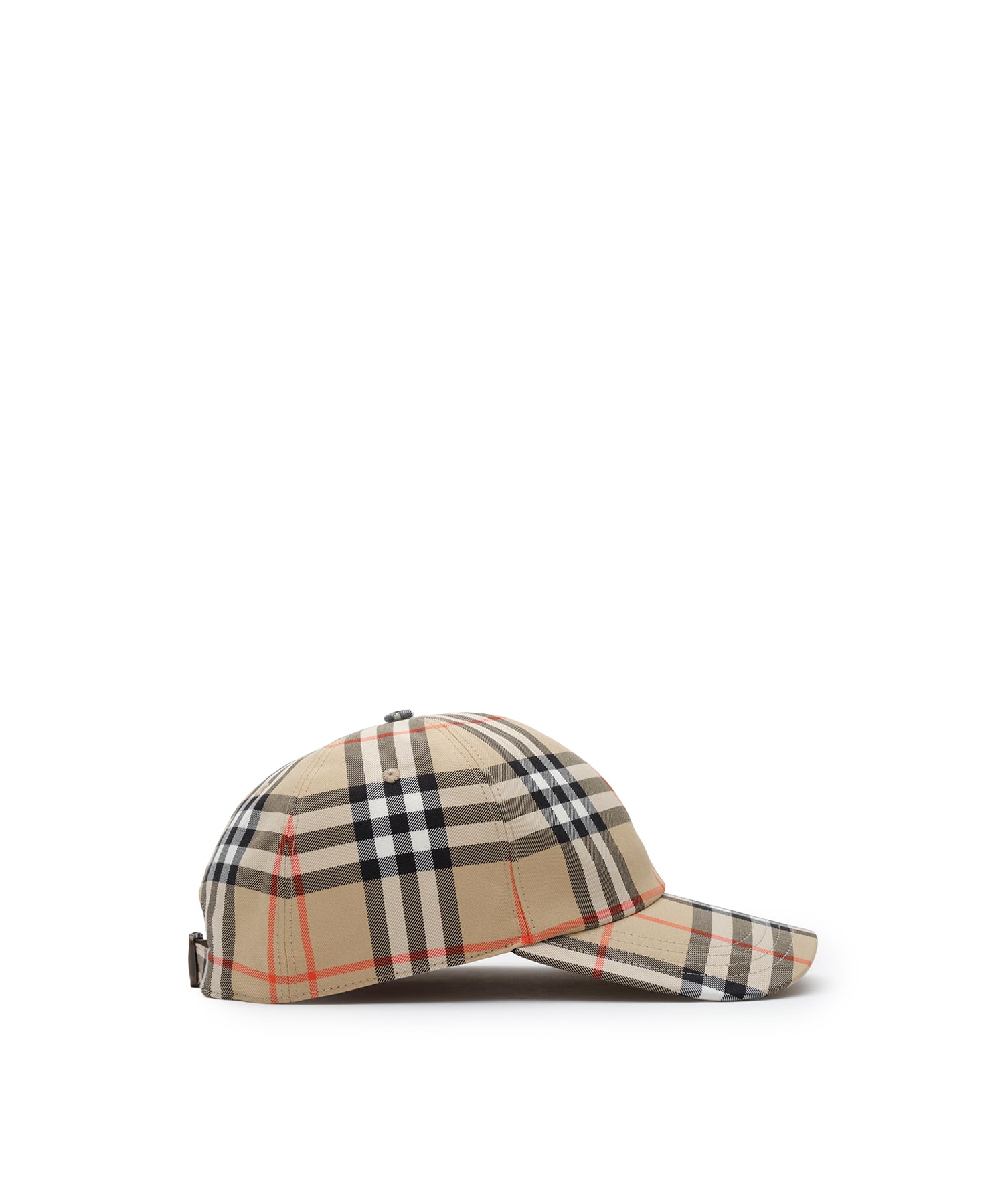 Cappello da baseball in cotone Check 8128347 B9368 BURBERRY 