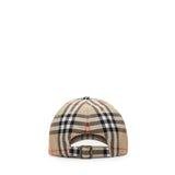 Cappello da baseball in cotone Check 8128347 B9368 BURBERRY 