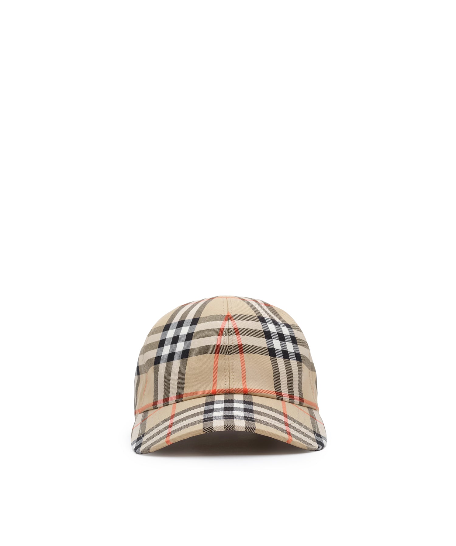 Cappello da baseball in cotone Check 8128347 B9368 BURBERRY 