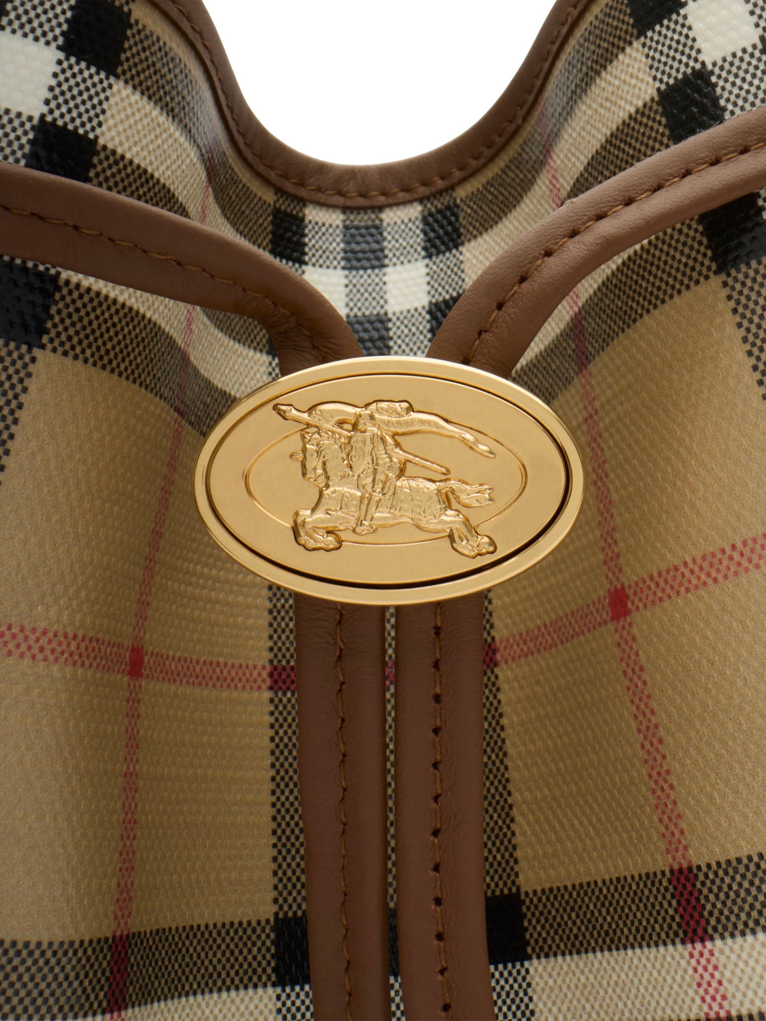 Borsa a secchiello Check mini 8128949 A7026 BURBERRY 