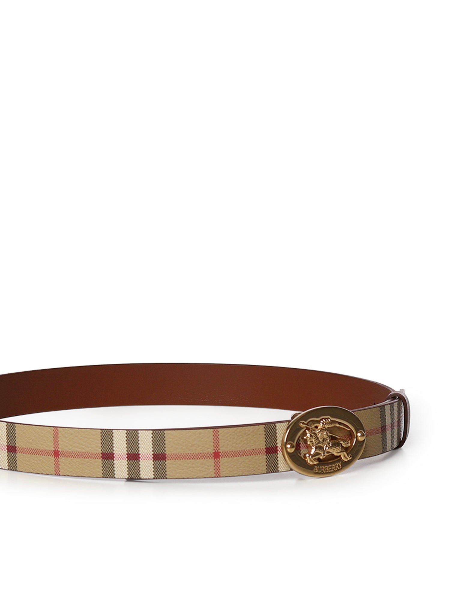 Cintura ovale Check reversibile 8130008 A7026 BURBERRY 