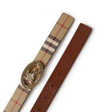 Cintura ovale Check reversibile 8130008 A7026 BURBERRY 