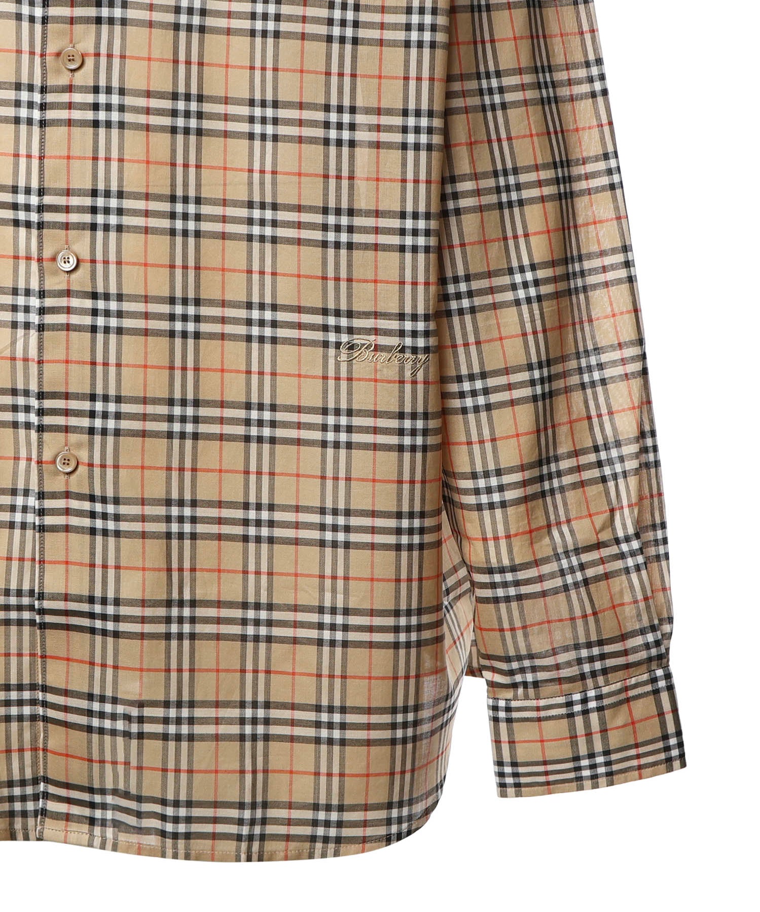 Camicia Check in cotone 8130238 B9368 BURBERRY 