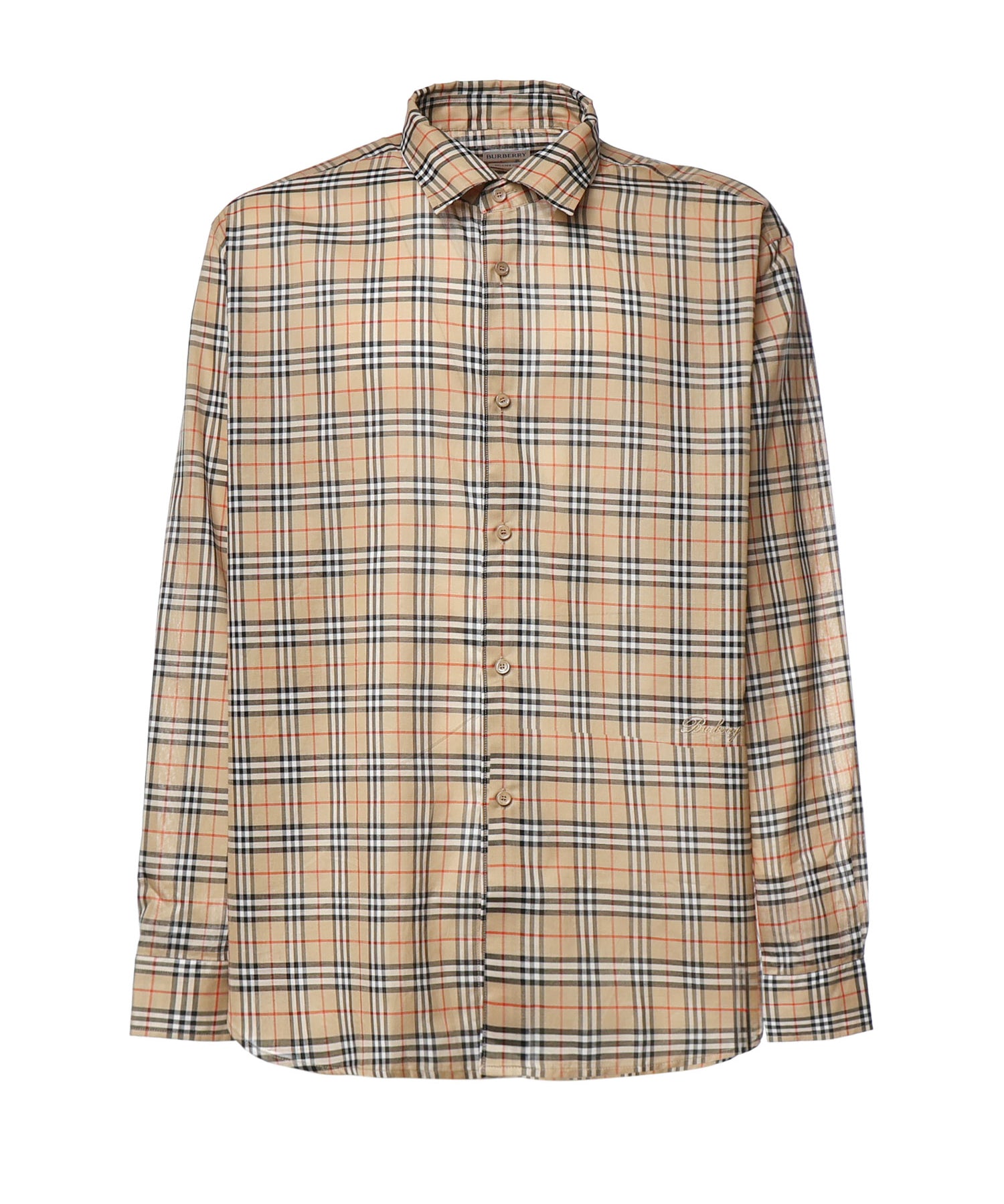 Camicia Check in cotone 8130238 B9368 BURBERRY 