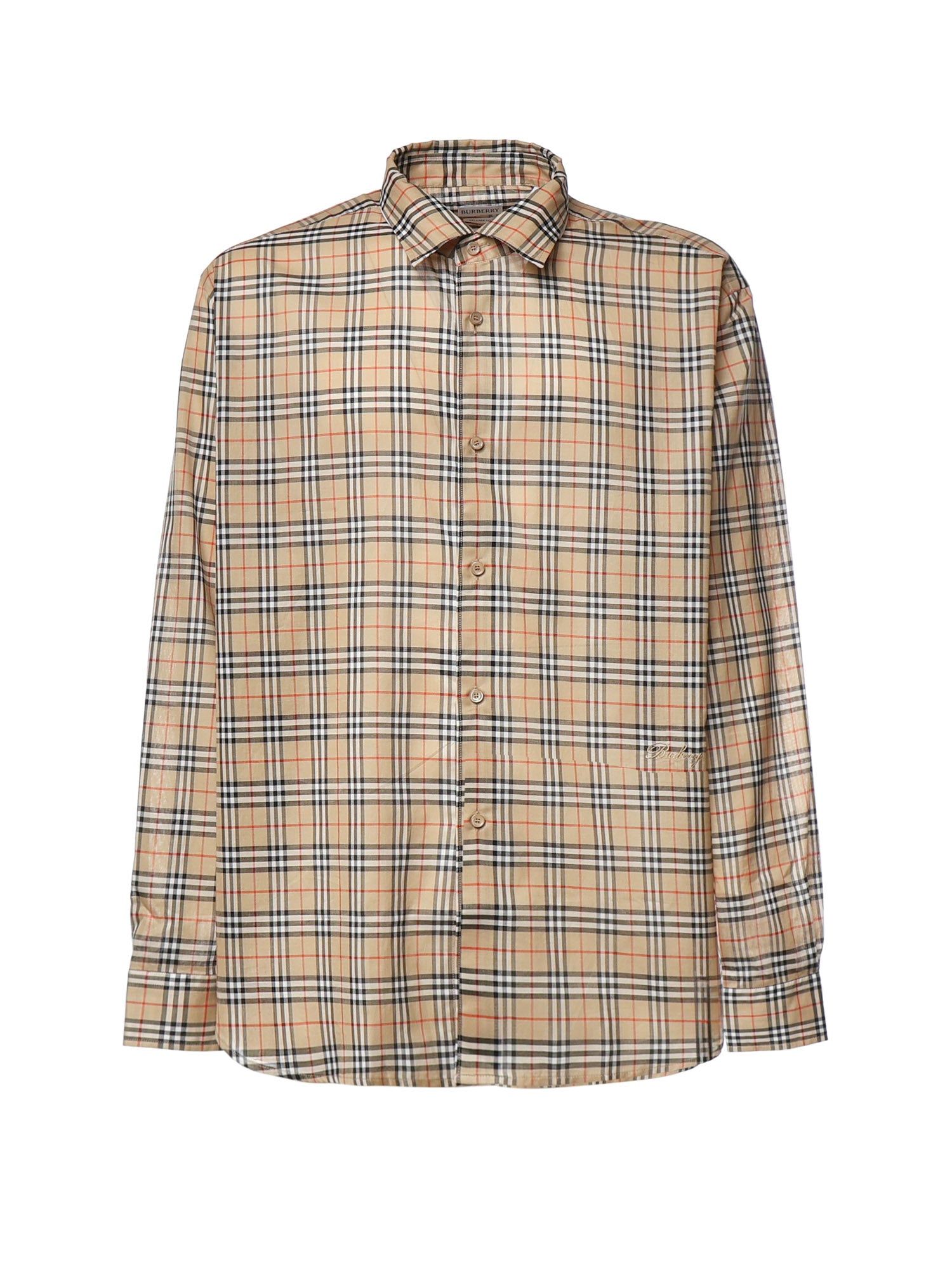 Camicia Check in cotone 8130238 B9368 BURBERRY 