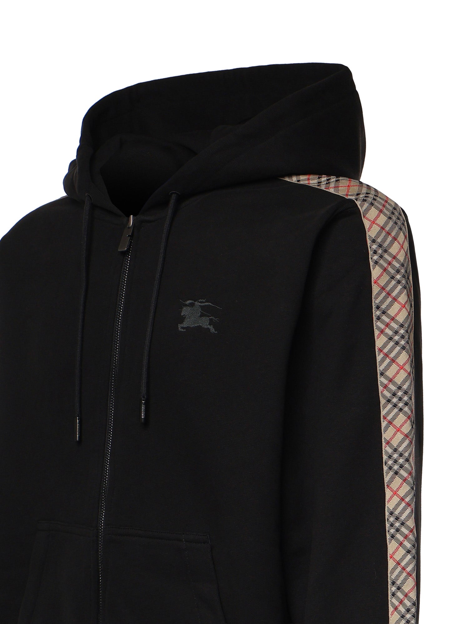 Felpa con profili Check in cotone 8130398 A1189 BURBERRY 