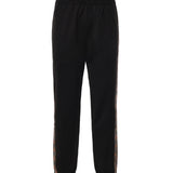 Pantaloni da jogging in cotone con finiture Check 8130399 A1189 BURBERRY 