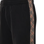 Pantaloni da jogging in cotone con finiture Check 8130399 A1189 BURBERRY 