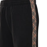 Pantaloni da jogging in cotone con finiture Check 8130399 A1189 BURBERRY 