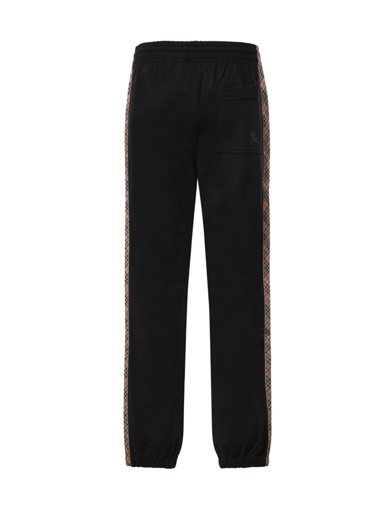 Pantaloni da jogging in cotone con finiture Check 8130399 A1189 BURBERRY 