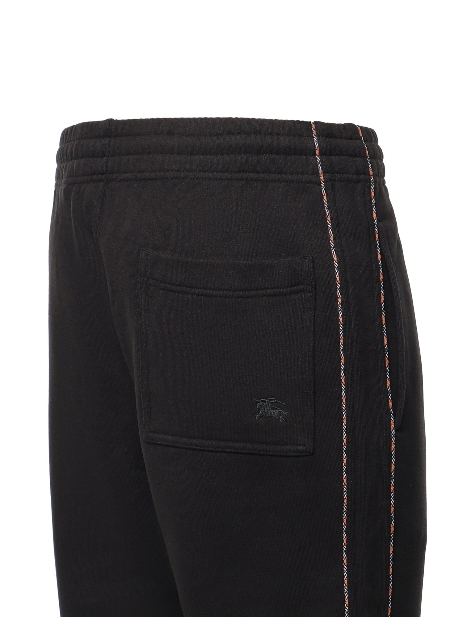 Pantalone jogger con profili Check in cotone 8130511 A1189 BURBERRY 
