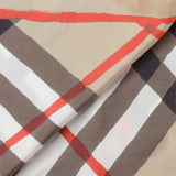 Foulard in seta Check effetto acquerello 8131628 A7028 BURBERRY 
