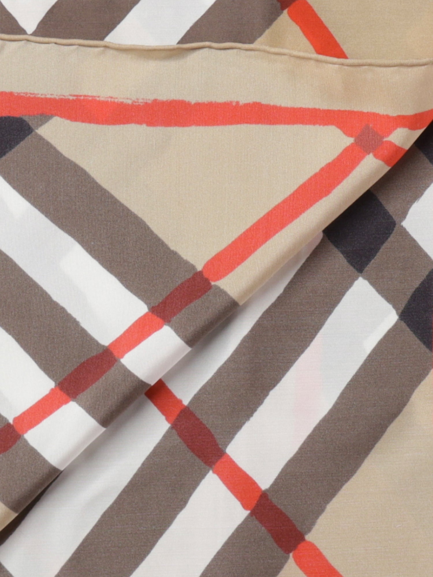 Foulard in seta Check effetto acquerello 8131628 A7028 BURBERRY 
