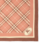 Foulard in seta Check con Knight Stamp 8131711 B1477 BURBERRY 