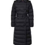 Piumino lungo in nylon con cappuccio 8131873 A1189 BURBERRY 