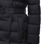 Piumino lungo in nylon con cappuccio 8131873 A1189 BURBERRY 