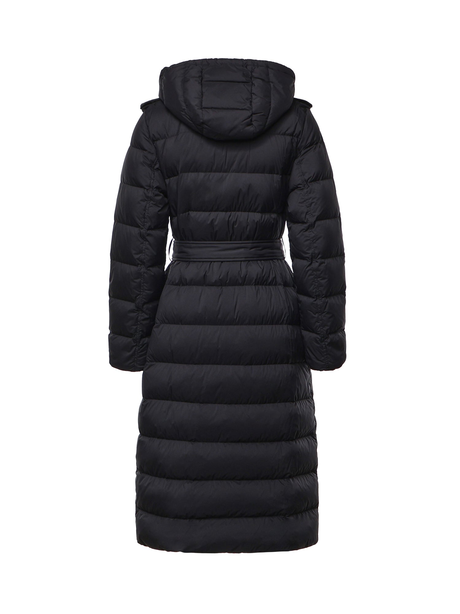 Piumino lungo in nylon con cappuccio 8131873 A1189 BURBERRY 