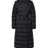 Piumino lungo in nylon con cappuccio 8131873 A1189 BURBERRY 