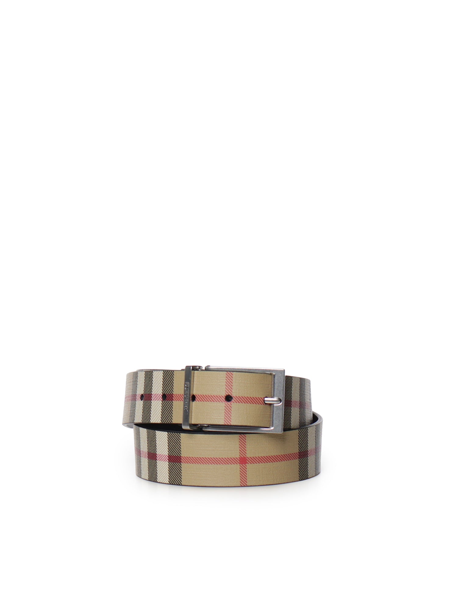 Cintura Check reversibile 8132274 A7026 BURBERRY 