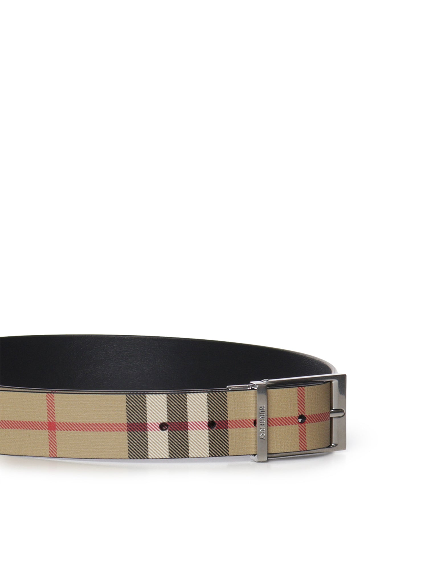 Cintura Check reversibile 8132274 A7026 BURBERRY 