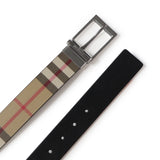 Cintura Check reversibile 8132274 A7026 BURBERRY 