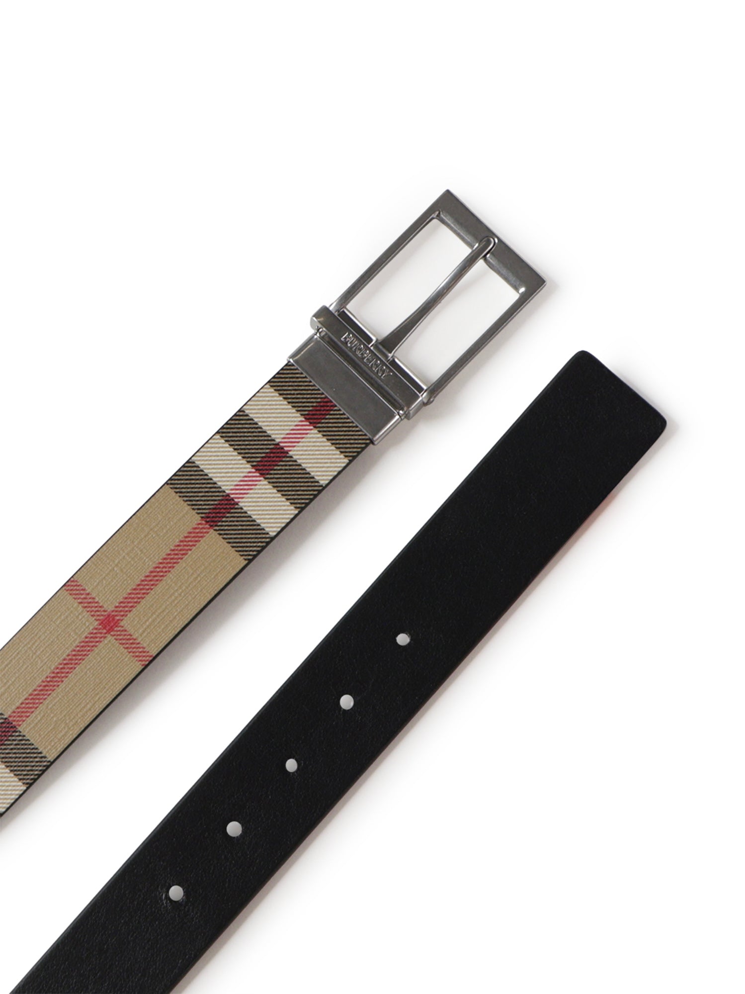 Cintura Check reversibile 8132274 A7026 BURBERRY 