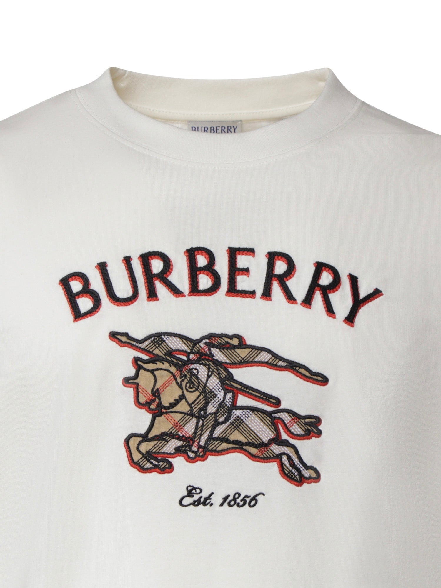 T-shirt con logo in cotone 8132683 B7078 BURBERRY 
