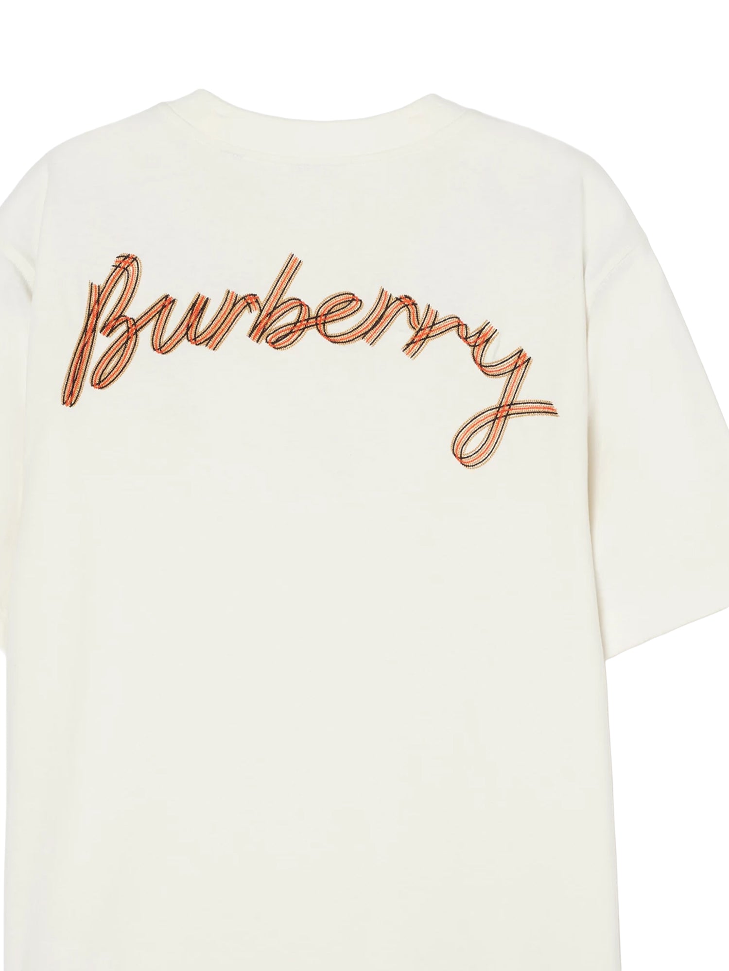 T-shirt in cotone con logo 8132688 B7078 BURBERRY 