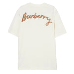 T-shirt in cotone con logo 8132688 B7078 BURBERRY 
