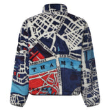 Giacca in pile con mappa Londra 8134276 C7228 BURBERRY 